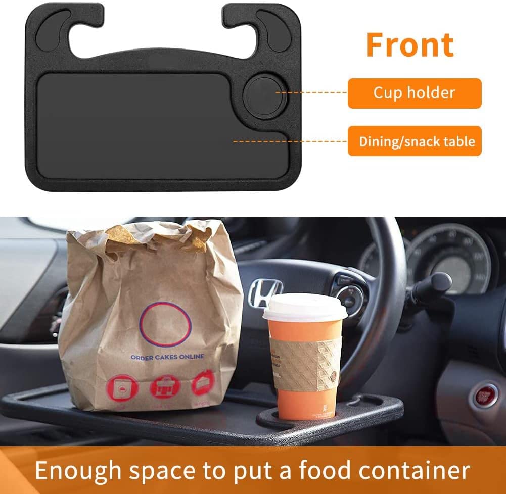 Plateau de Volant de Voiture Polyvalent Double Face - طاولة عجلة القيادة المحمولة للسيارة