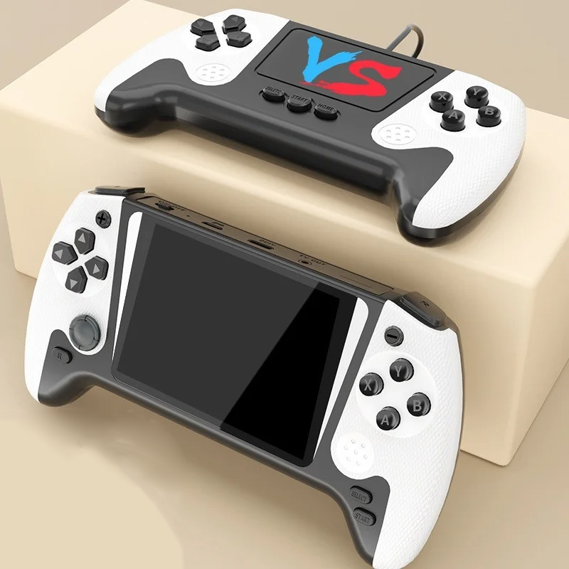 Console de Jeux Rétro Portable avec 500+ Jeux Classiques et Manette Supplémentaire - جهاز الألعاب المحمول ريترو بـ 500 لعبة كلاسيكية مع ذراع تحكم إضافي