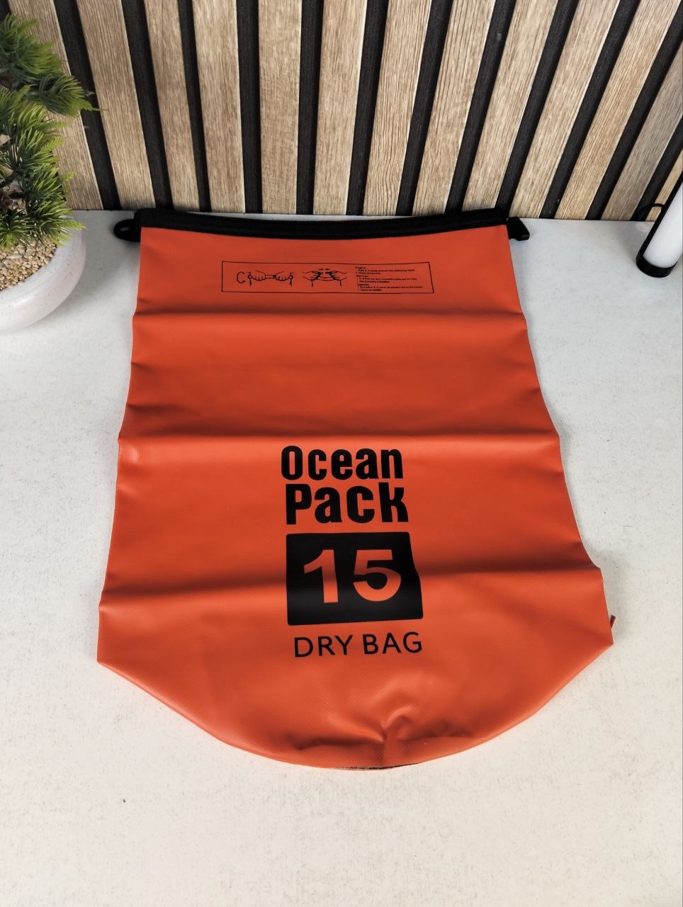 Sac Étanche Ocean Pack Dry Bag 15L Haute Résistance avec Double Bretelles - حقيبة مقاومة للماء بالكامل بسعة 15 لتر