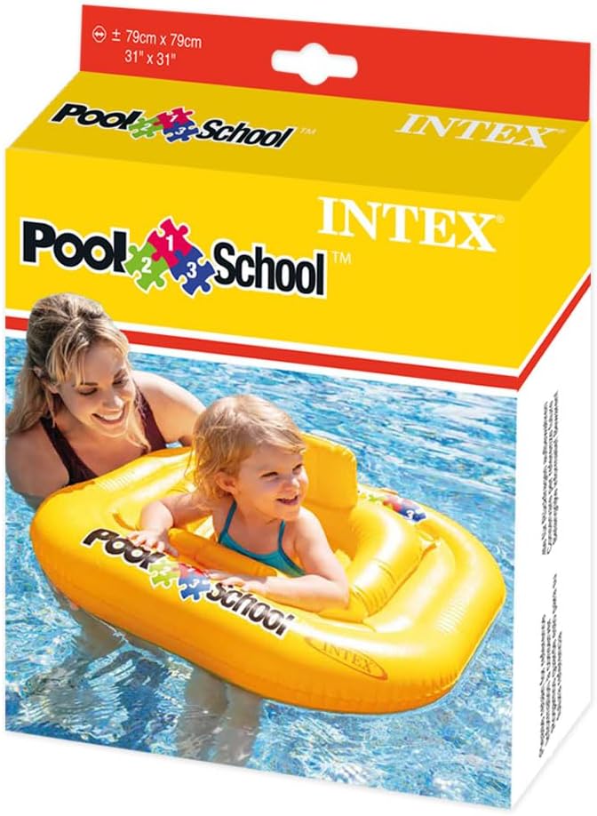 Bouée Culotte Gonflable Intex Pool School pour Bébé 56587EU - عوامة المقعد المربعة المنفوخة للأطفال من إنتكس
