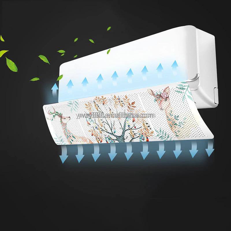 Déflecteur d'évent de climatisation réglable 270 degrés Anti soufflage Direct - موجه ومشتت هواء المكيف المنزلي