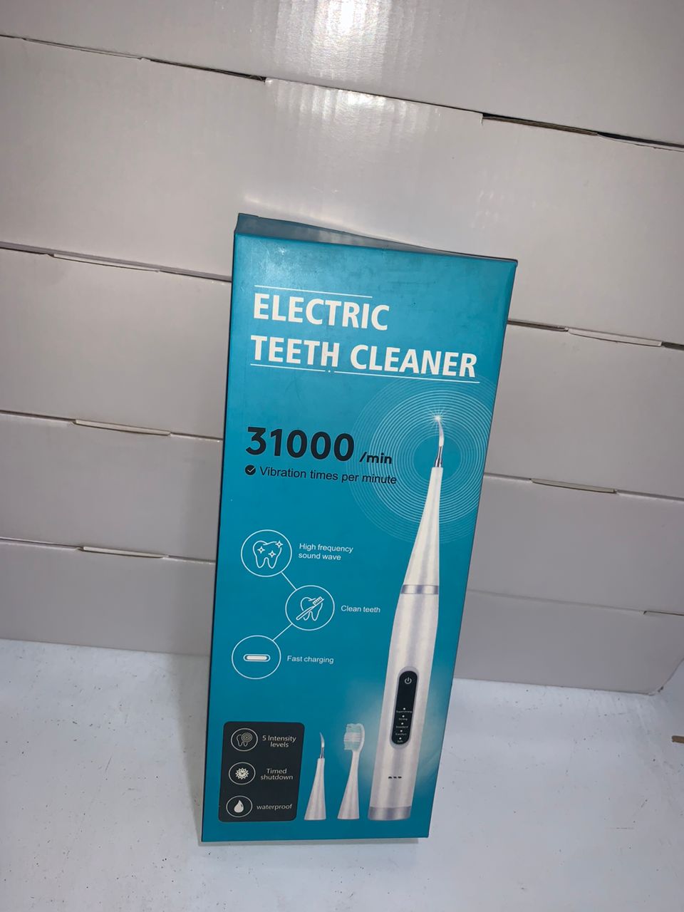 Détartreur dentaire et brosse à dents Électrique 5 Modes avec Miroir – قشارة الأسنان وفرشاة الأسنان الكهربائية 5 أوضاع مع مرآة