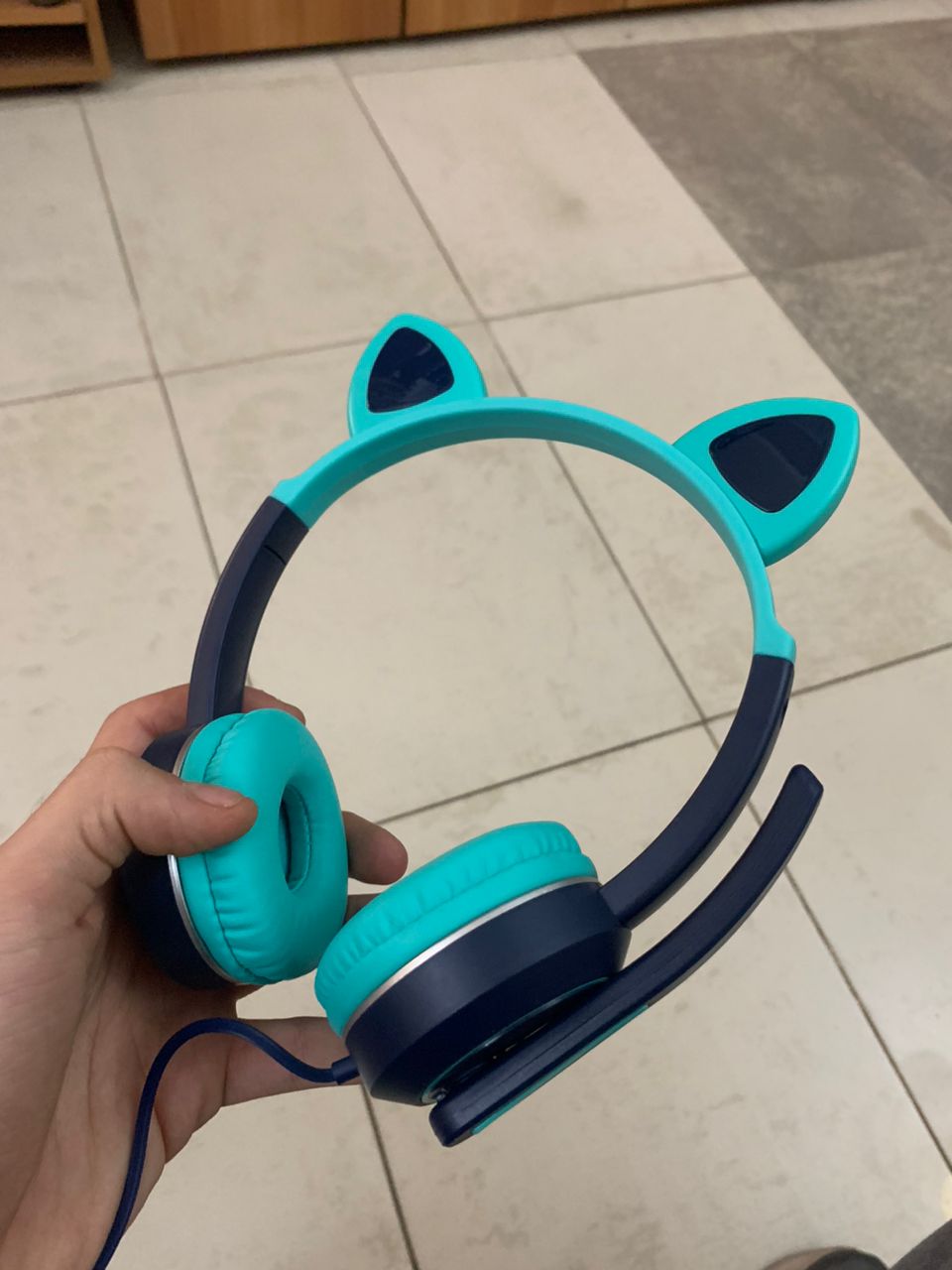 Casque Oreilles de chat Bluetooth avec micro AKZ-024