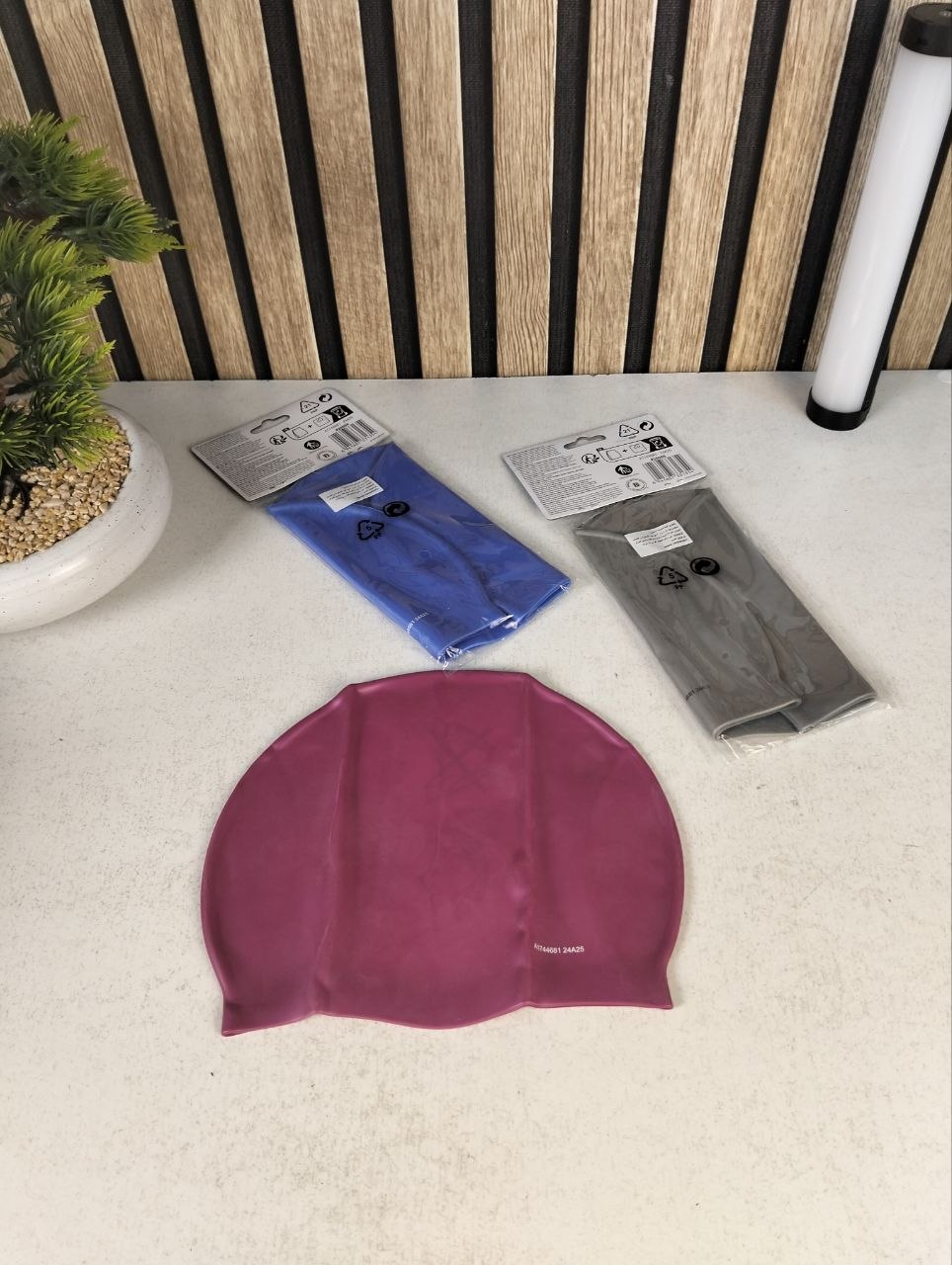Bonnet de Natation en Silicone - Sans Latex, Confort Maximal pour Adultes - بونيه وقبعة السباحة السيليكونية