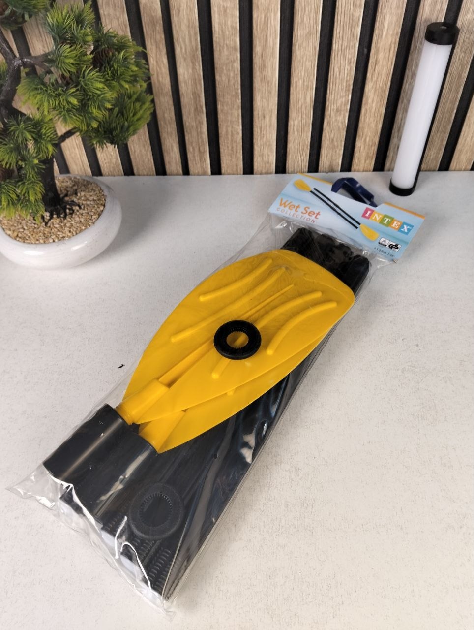 Paire de Rames Intex 122 cm en PVC Robuste Démontables en 3 Pièces pour Kayak et Bateau - طقم مجاديف متينة