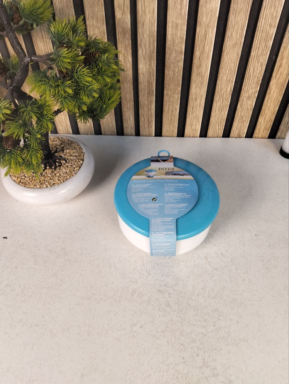 Diffuseur de Chlore Flottant Intex 29041 pour Piscines et Spa - موزع أقراص الكلور العائم للمسابح من إنتكس (7 بوصة)