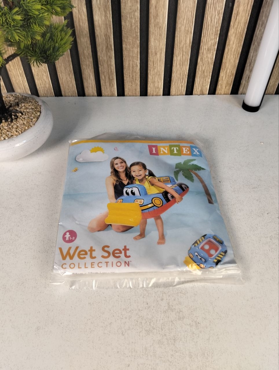 Bouée Siège Gonflable Intex 59586NP pour Bébé - Modèles Camion Pompier, Grue et Bulldozer - عوامة السباحة للأطفال بأشكال آليات البناء والإطفاء من إنتكس