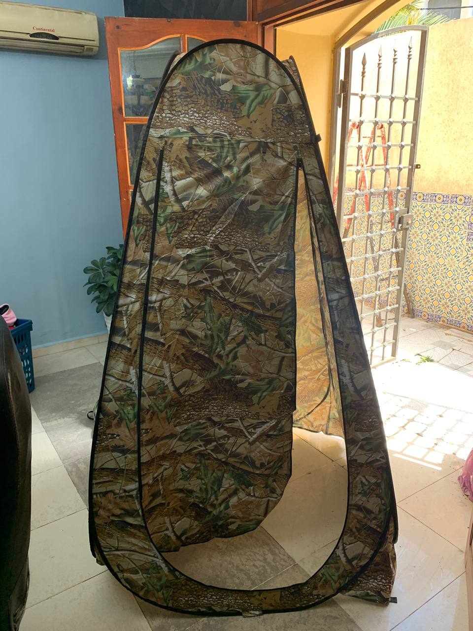 Tente de change pliable protection UPF 50+ et imperméable, 120 x 120 x 190 cm, camouflage - خيمة تغيير الملابس قابلة للطي