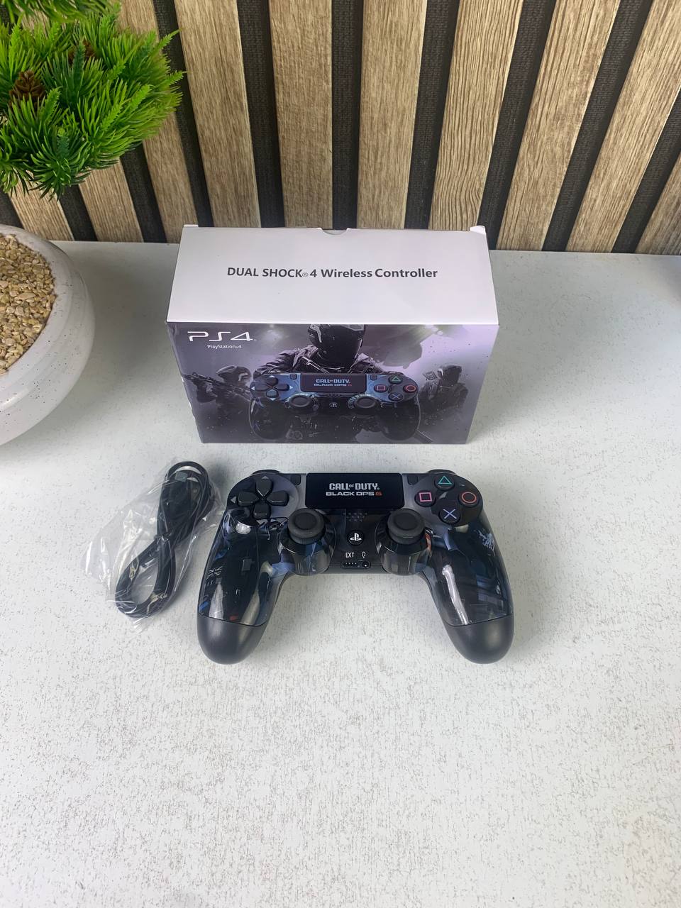 SONY DualShock Manette PS4 Sans Fil, Batterie Rechargeable (High Copy) – Edition Captain America,Street Fighter,Ragnarok, Ghost Runner et COD BO6