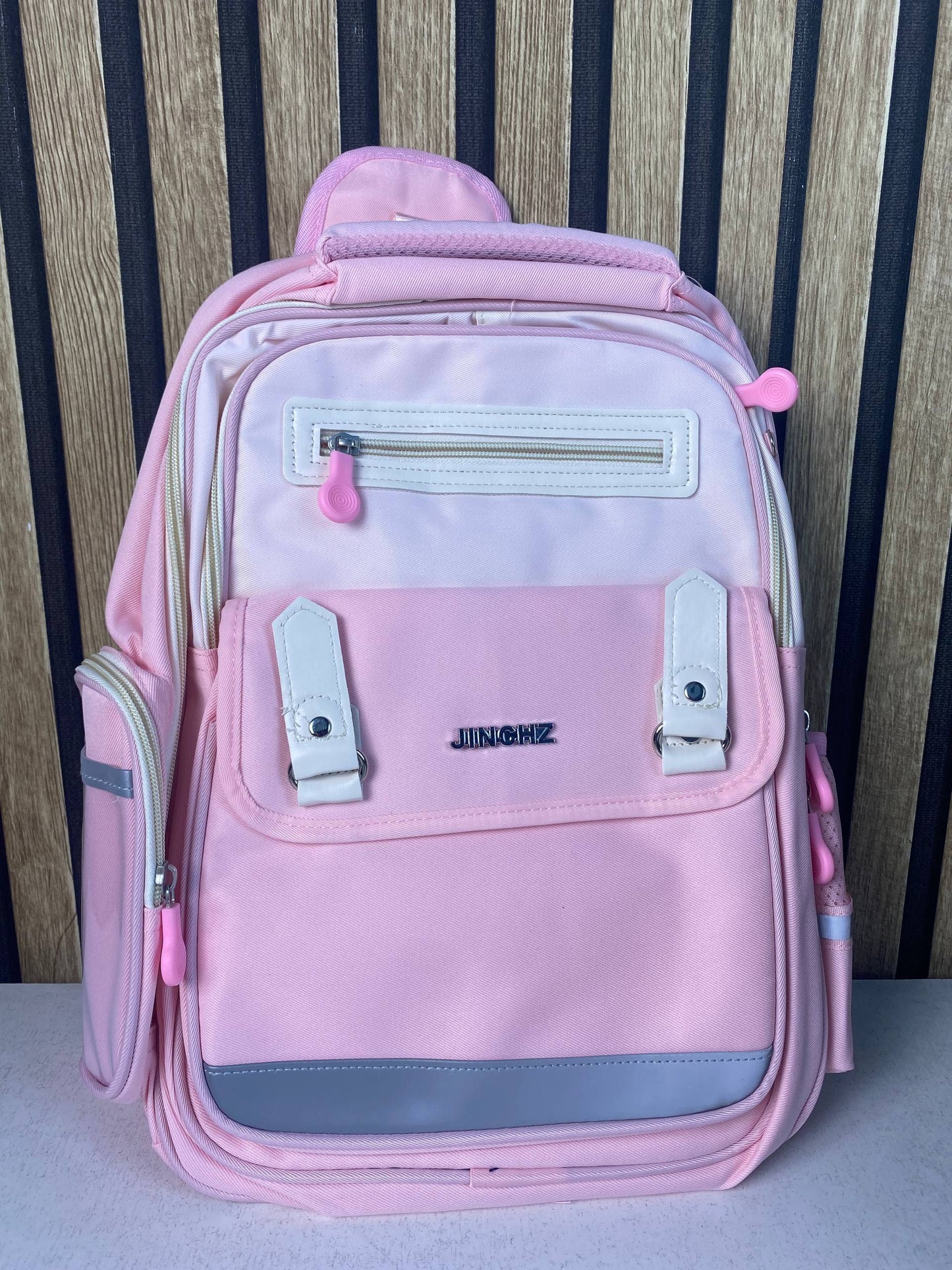 Sac à Dos Scolaire Style Kawaii Grand Volume Tissu Imperméable ROSE SACKDS08RS - حقيبة مدرسية بتصميم كاوايي