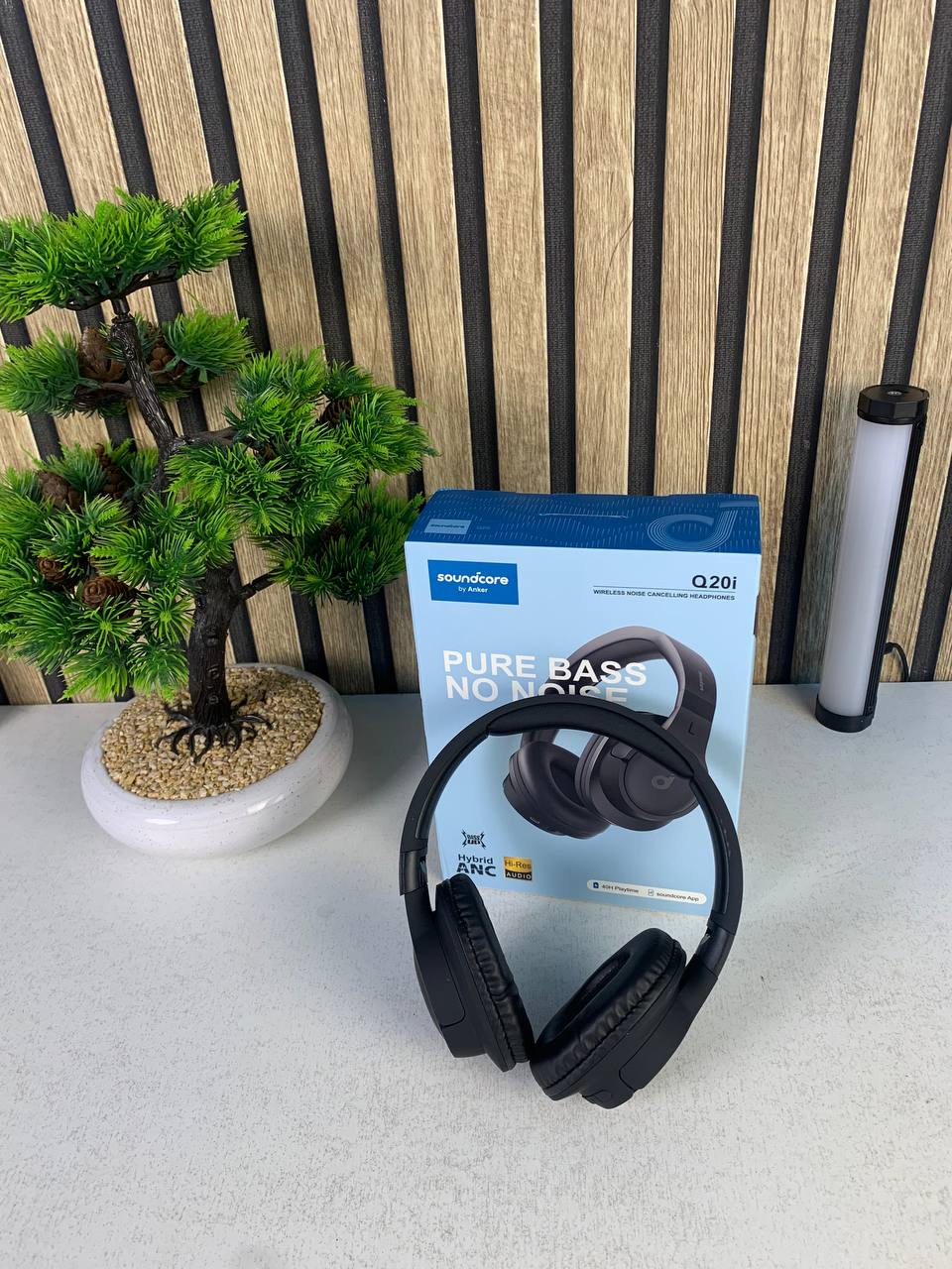 Casque Sans Fil Anker Q20i avec Réduction de Bruit Active - سماعات الرأس اللاسلكية بتقنية إلغاء الضوضاء