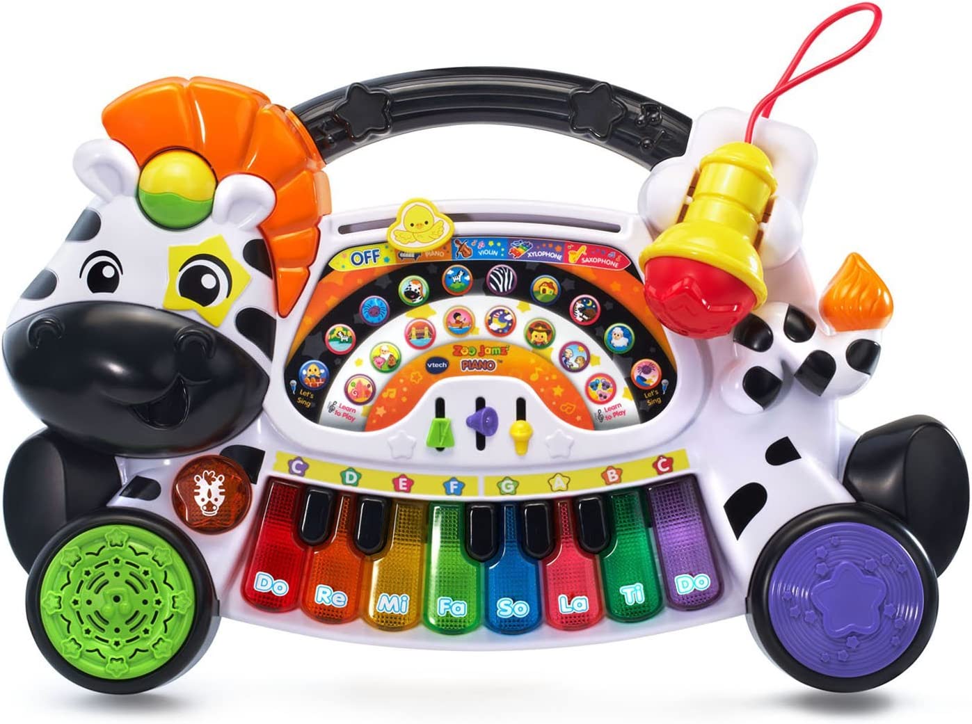 VTech-Piano Apprend Musique Notes et Instruments avec Clavier Interactif