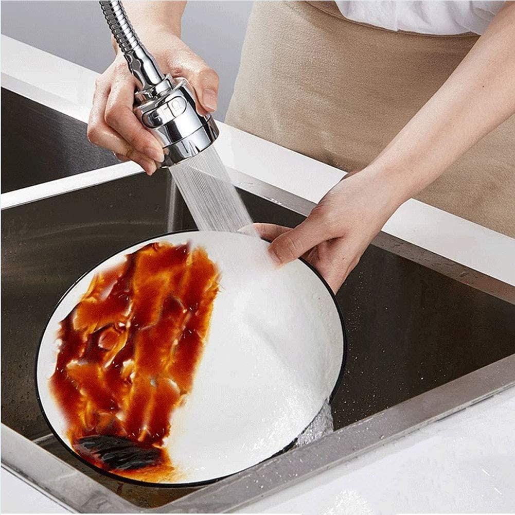 Tuyau d'extension de robinet de cuisine en acier inoxydable