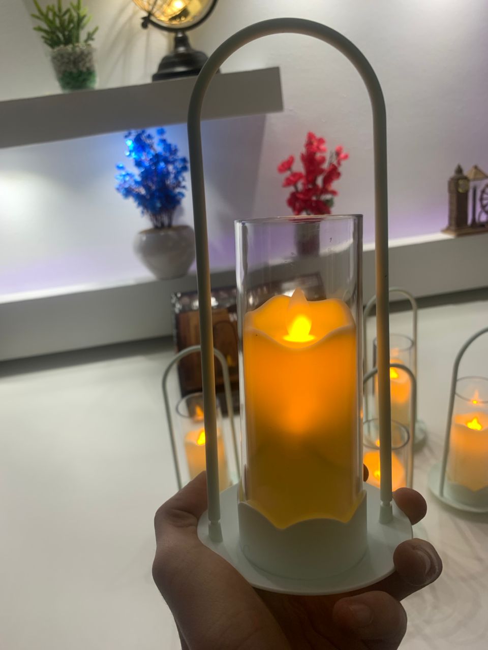 Ensemble de 6 Bougies Électriques Élégantes Sans Flamme – مجموعة 6 من الشموع الأنيقة