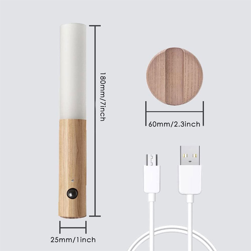 Lampe Murale Sans Fil Rechargeable Magnétique avec Détecteur de Mouvement