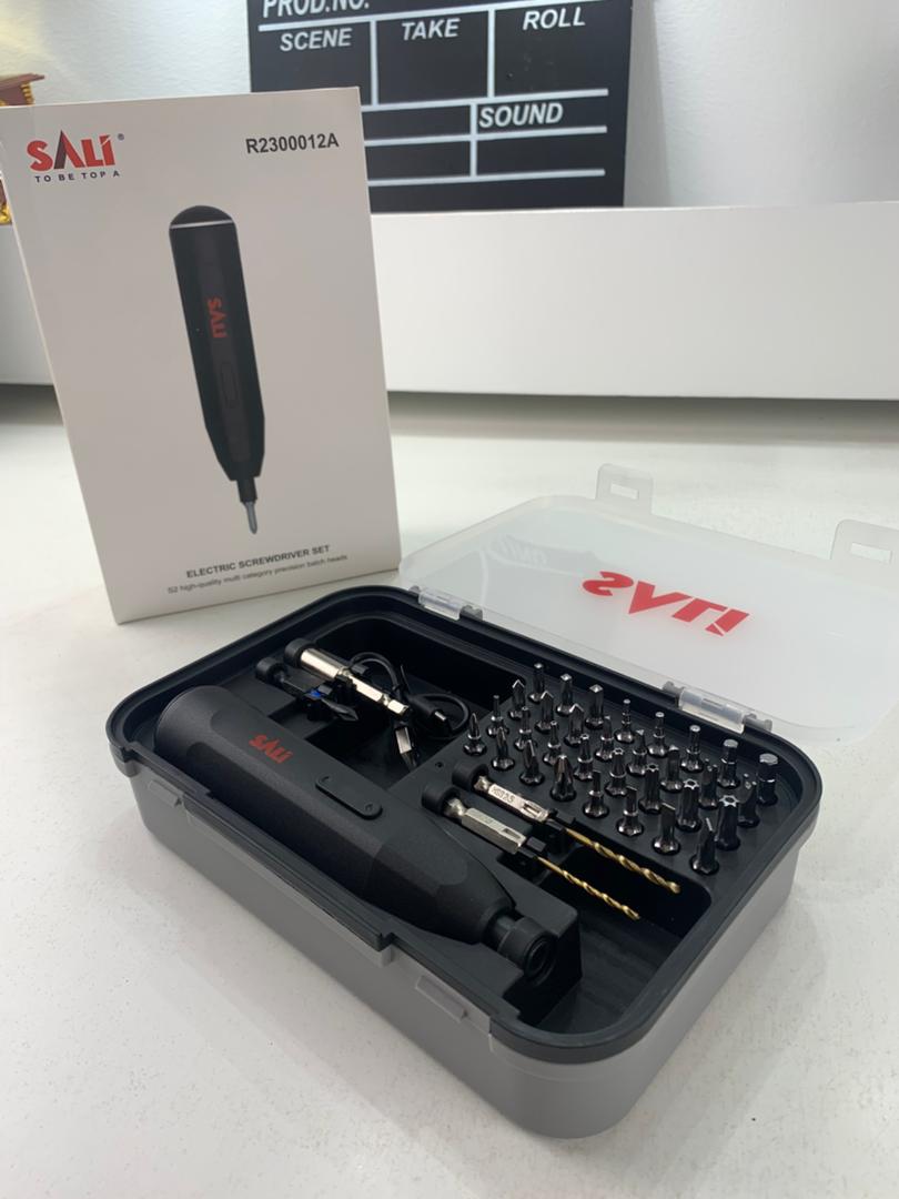 Tournevis Électrique Sans Fil SALI 39 en 1 Batterie Lithium 1200mAh – مفك براغي كهربائي
