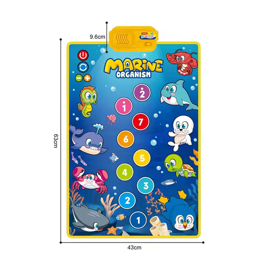 Tapis Musical et Jouet Éducatif pour Enfants 63x43cm – بساط ألعاب للرضع