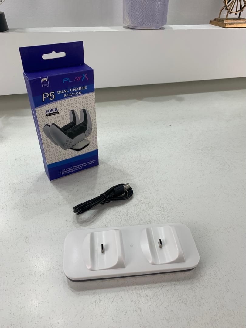 Station de charge sans fil Type C Double Chargeur pour Manette PS5 – شاحن يد التحكم