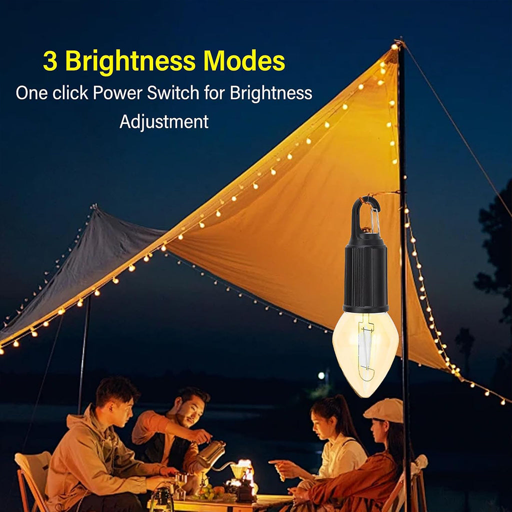 Lampes rechargeables avec crochet à clip, 3 modes d'éclairage