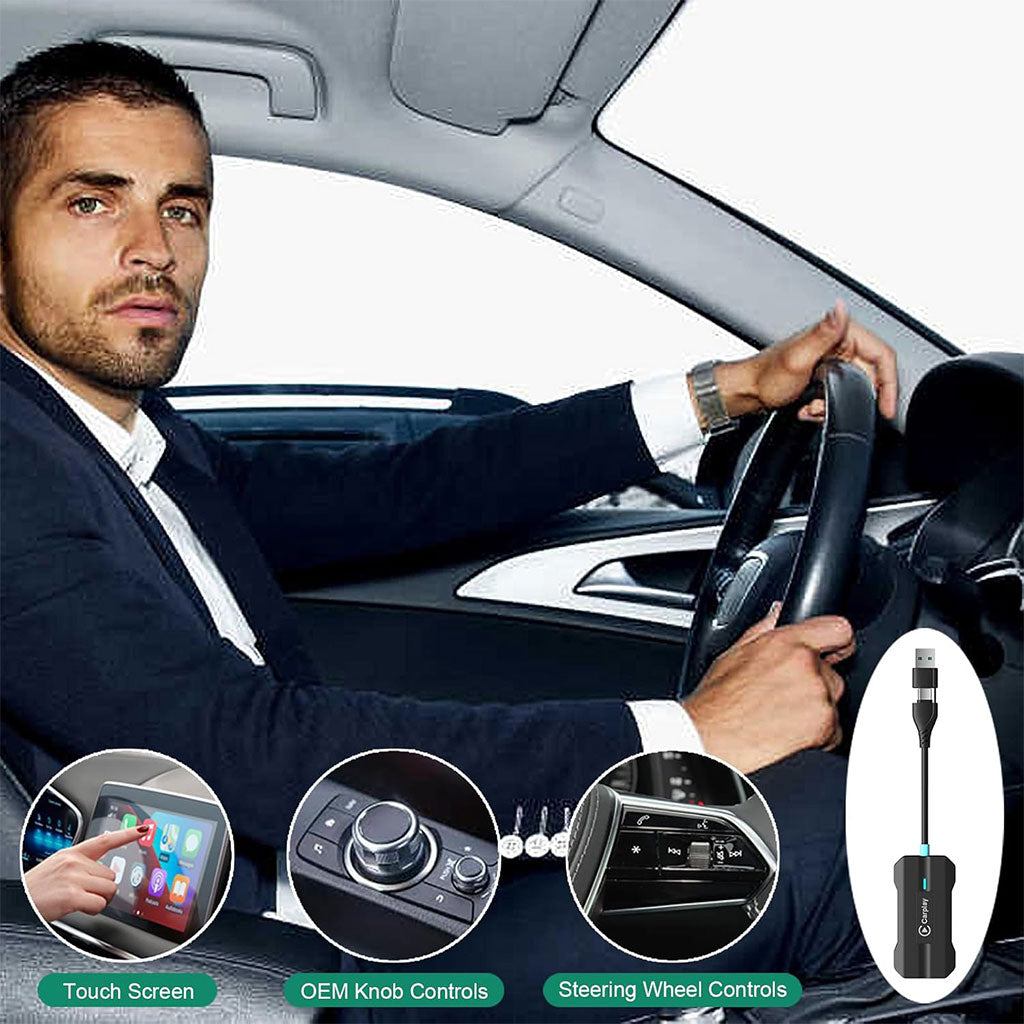Adaptateur USB CarPlay Sans Fil pour Voitures - جهاز ميديا ذكي للسيارات