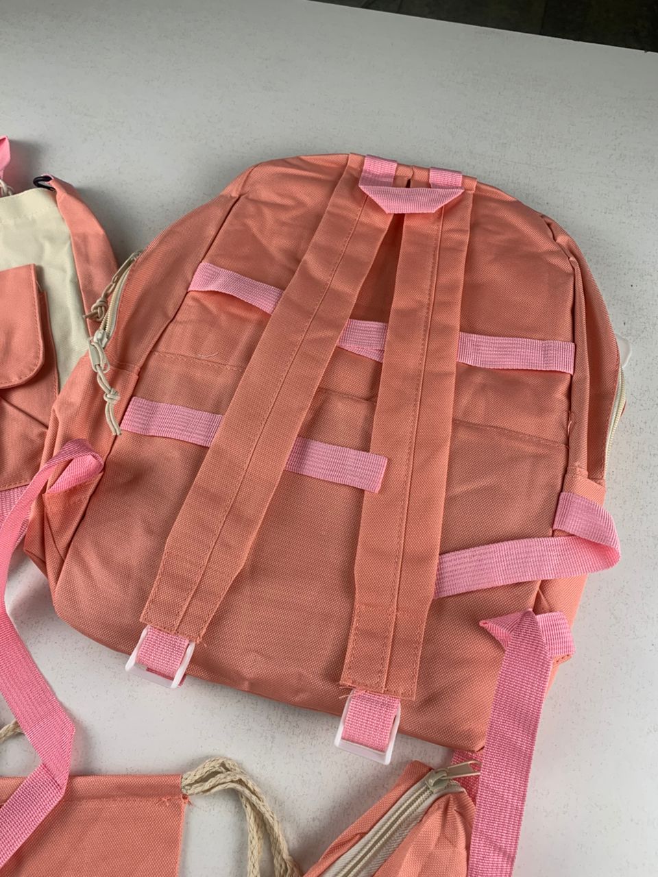 Ensemble de sacs d’école Kawai pour adolescents 5Pcs Xin Pin Shang Rose – محفظة 5 قطع كاواي وردي