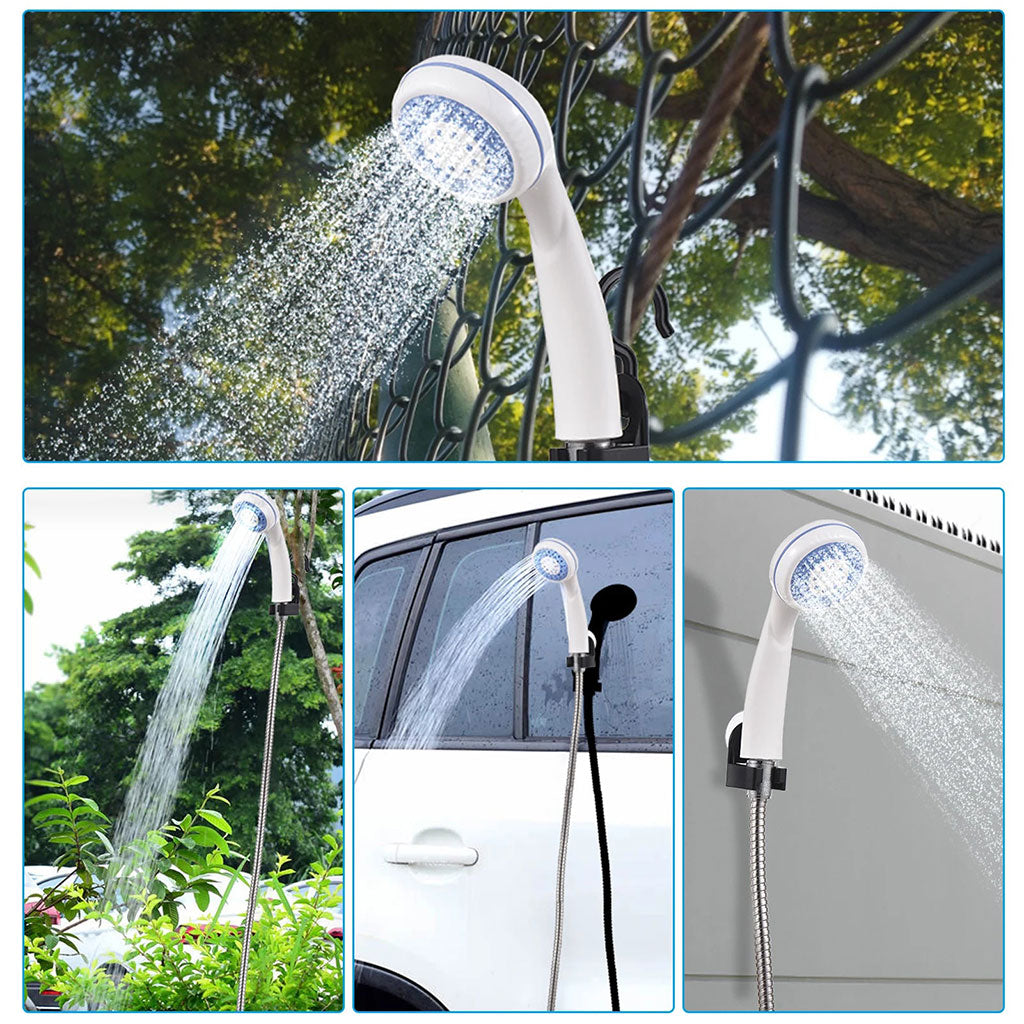 Douche Portable avec Pompe pour Camping et Extérieur