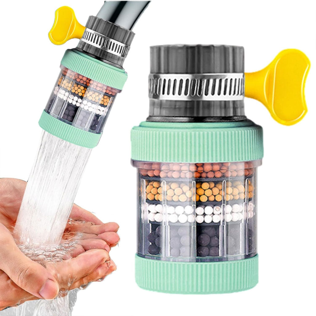 Filtre à eau pour robinet, purificateur de robinet d'évier sans éclaboussures