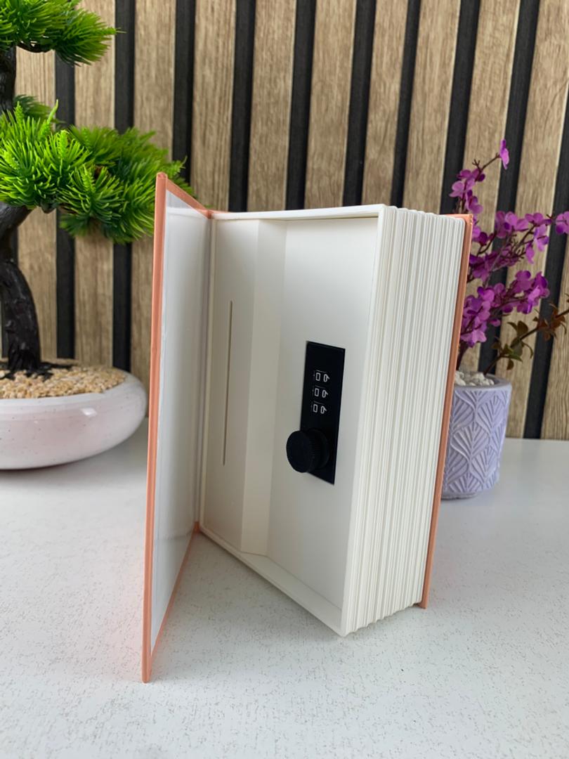 Coffre-fort Livre pour Enfants et Boîte de Rangement Sécurisée – علبة حفظ النقود للأطفال