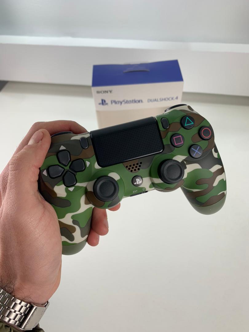 Manette sans fil DualShock 4 pour PlayStation 4 Camouflage Vert – يد تحكم لاسلكية للبلايستيشن