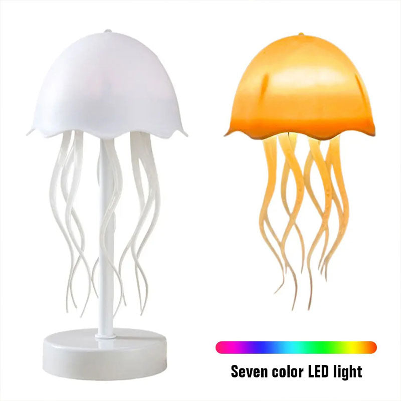 Lampe méduse RVB rechargeable avec capteur tactile et pieds dansants – مصباح ديكور على شكل قنديل