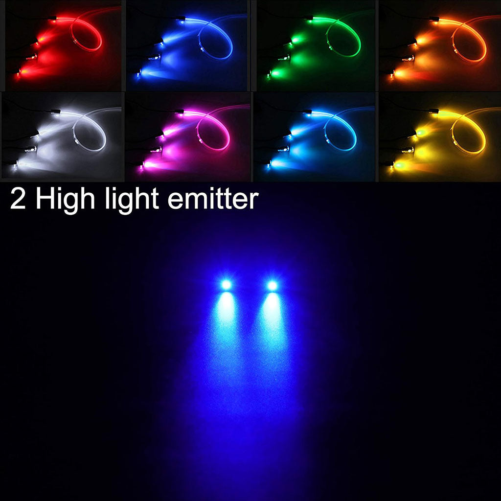 Lumière Ambiante RGB Pour l’Intérieur de Voiture avec Télécommande + APP Contrôle