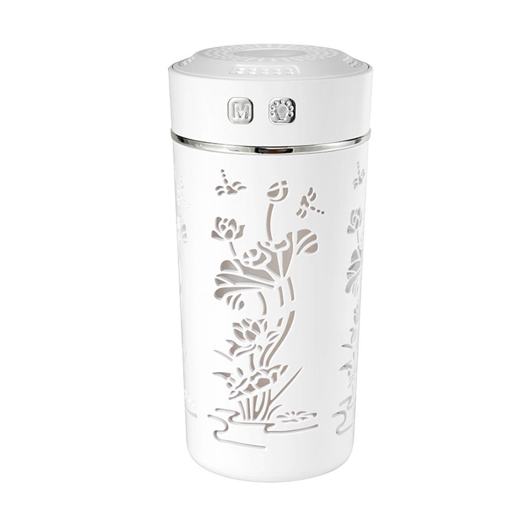 Diffuseur d’huiles essentielles et d’arôme froid, tasse de fleur de Lotus USB 250ml
