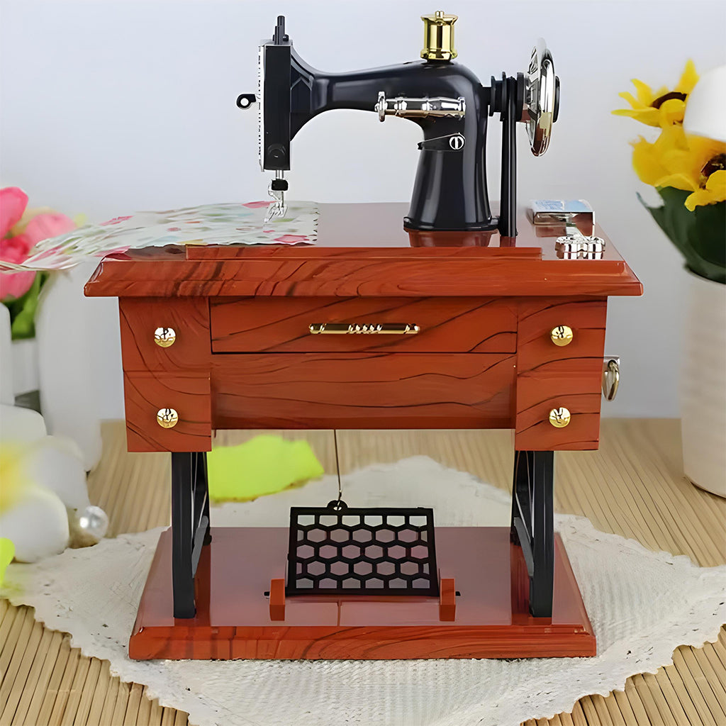 Boîte à Musique Miniature Machine à Coudre – ماكينة خياطة موسيقية