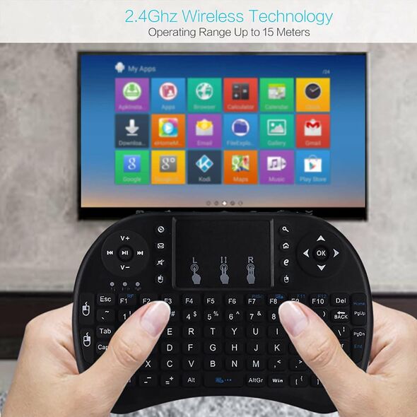 Clavier et Pad sans fil Tricolor rétroéclairé USB multimédia contrôle
