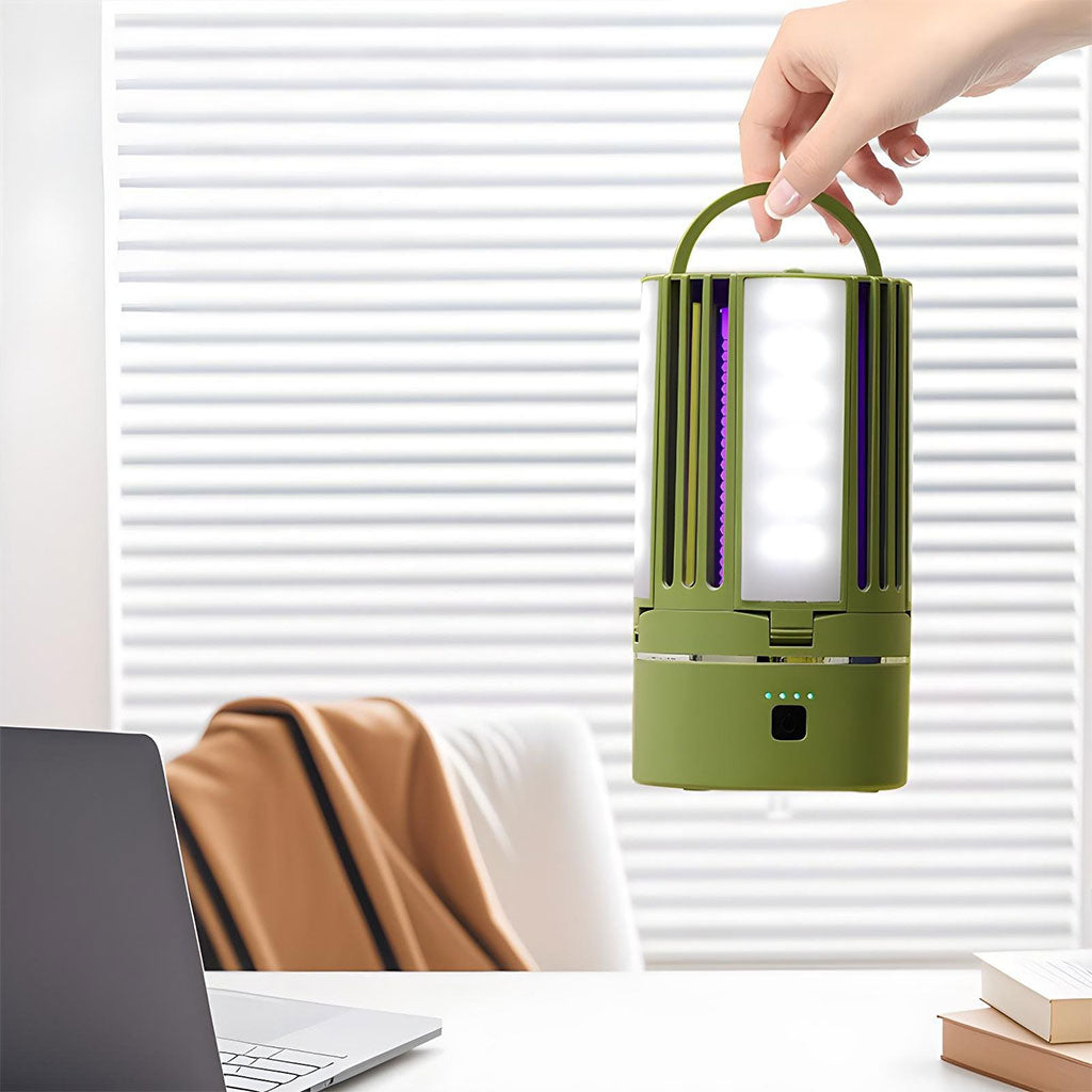 Lampe Anti-Moustique Rechargeable 2 en 1 – مصباح عالي سطوع وصاعق ناموس