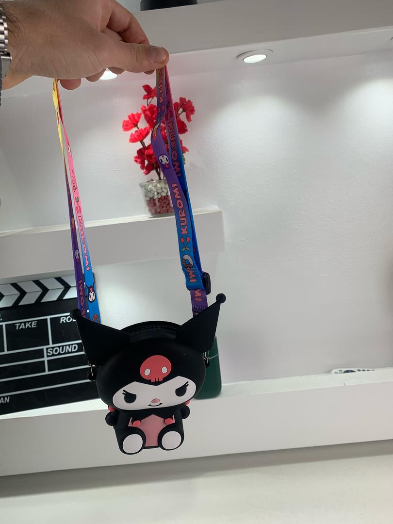 Mini Sac à Bandoulière Kuromi – Accessoire Kawaii pour Enfants et Fans de Manga
