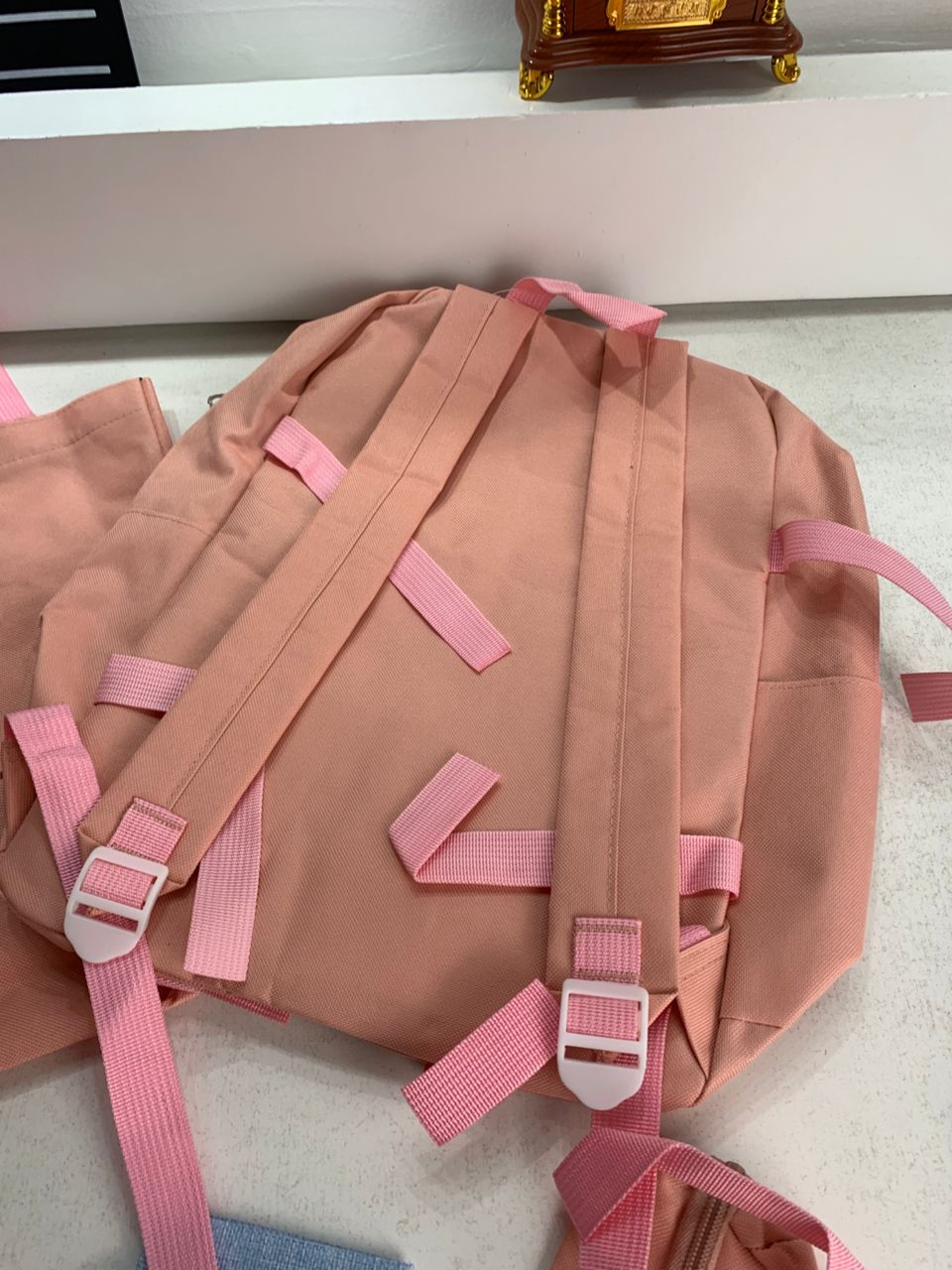 Ensemble de sacs d’école Kawai pour adolescents 5Pcs CLBD V2 Rose – محفظة 5 قطع كاواي وردي