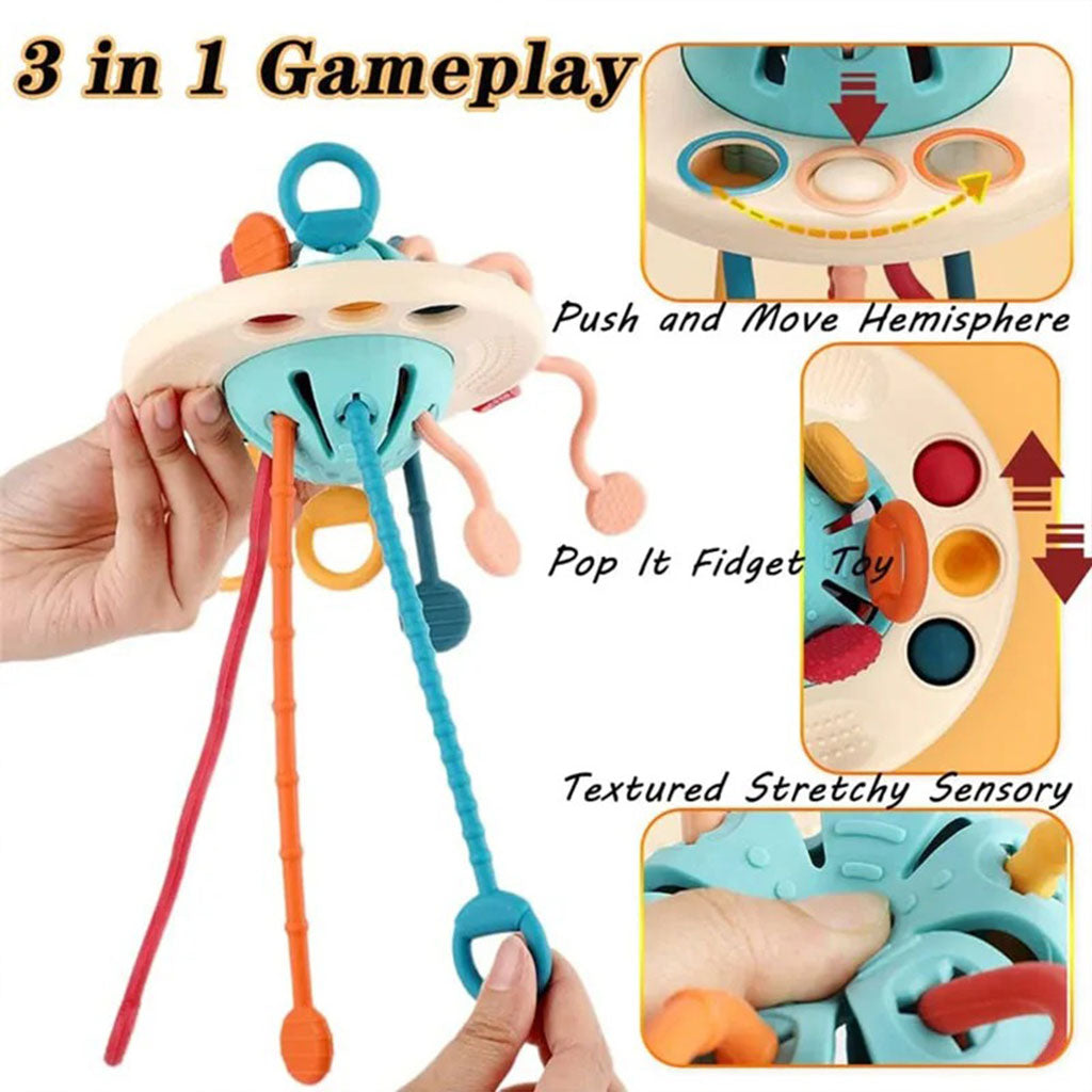 Jouets sensoriels de dentition pour bébé, activités d’apprentissage pour les tout-petits