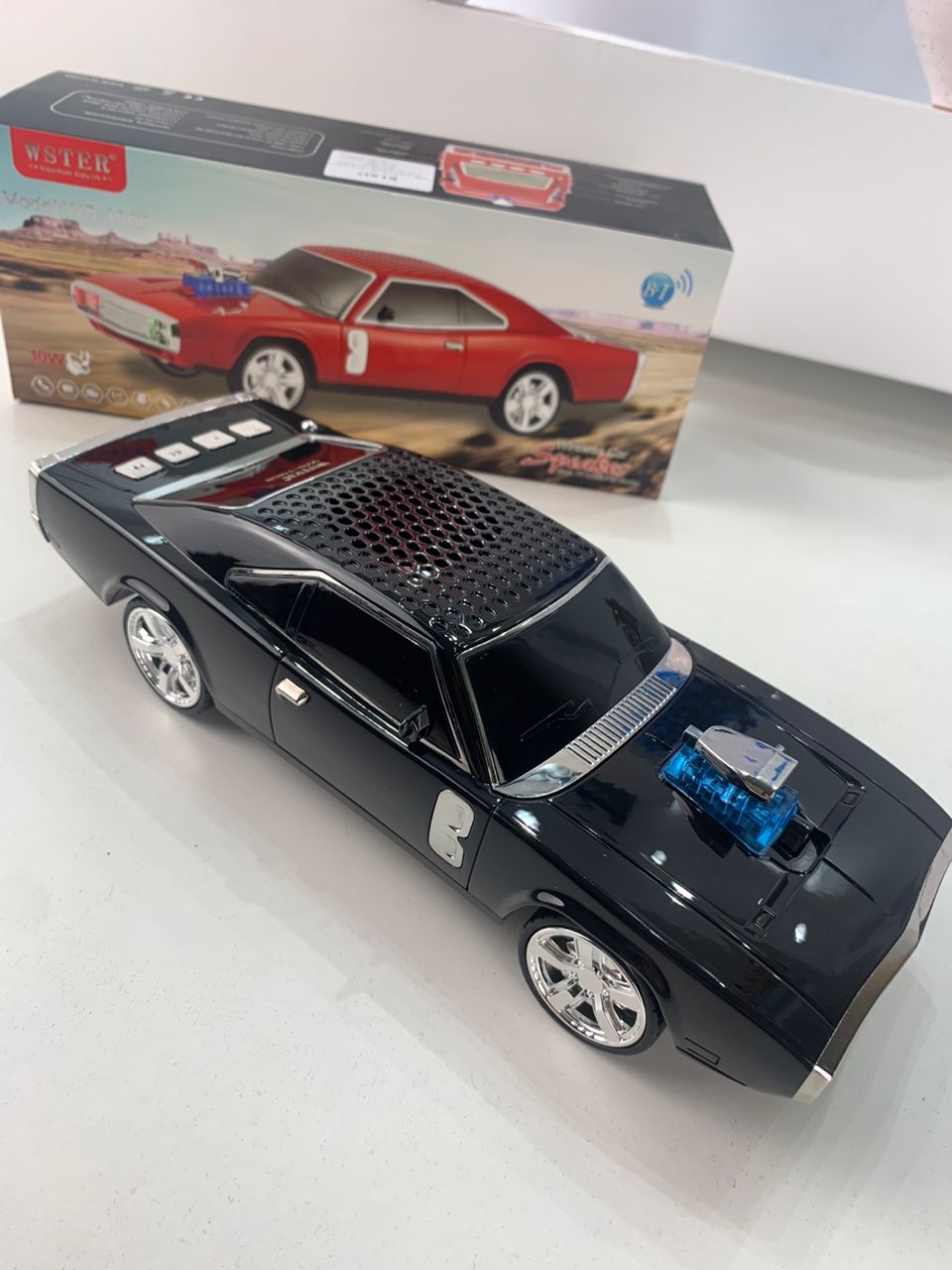 Voiture Haut-Parleur Bluetooth Sans Fil Rechargeable WSTER CAR 1968 – سيارة مكبر صوت بلوتوث لاسلكي