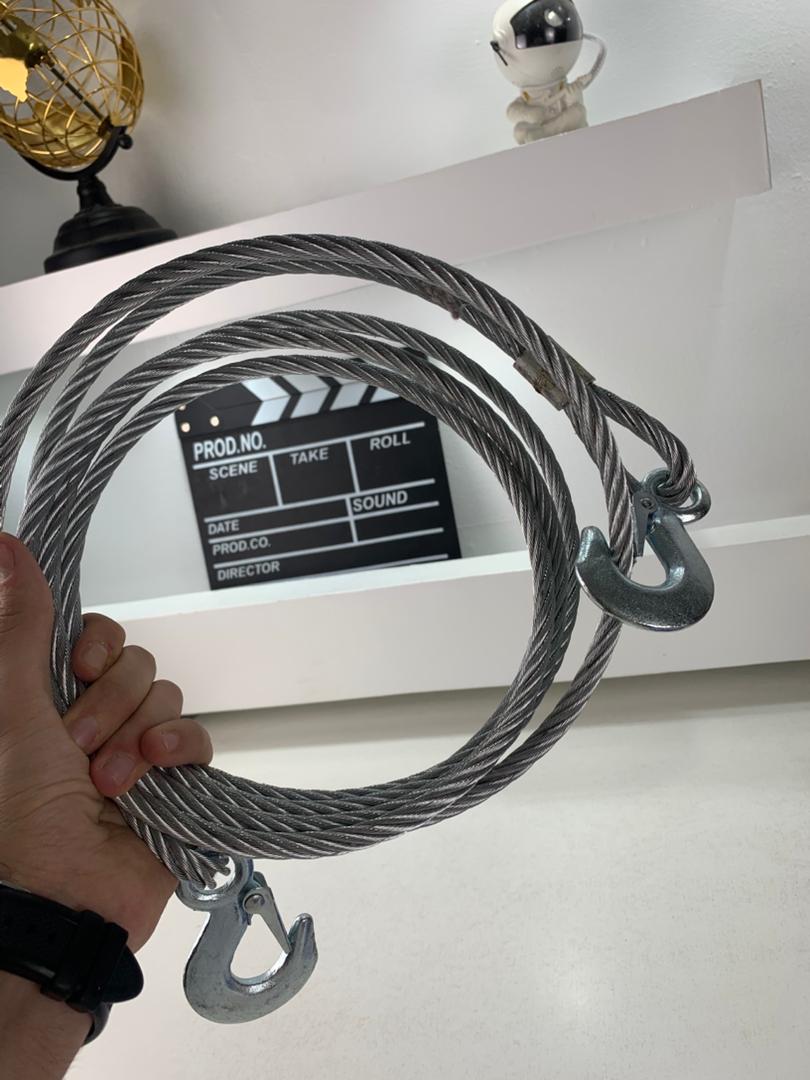Cable de remorquage 5ton avec fil d’acier de qualité supérieure – كابل جر العربات