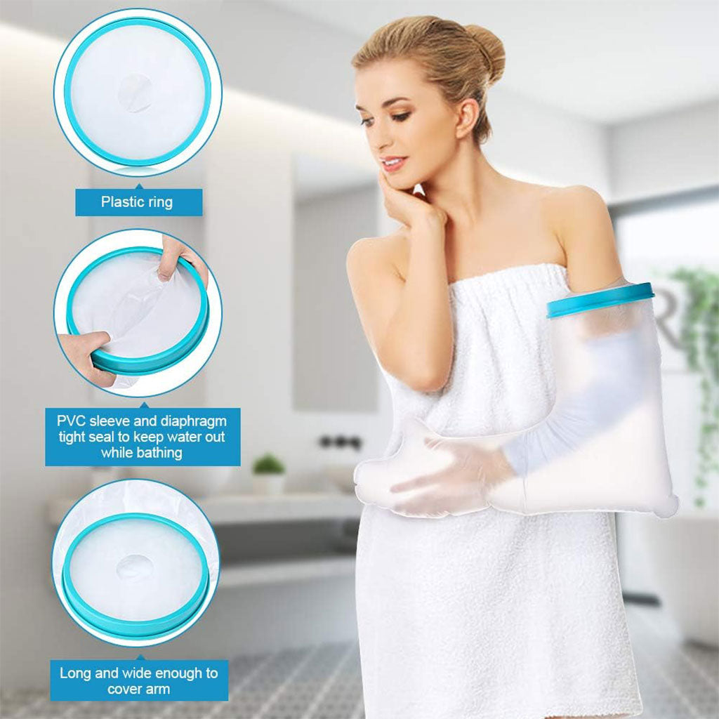 Protège-plâtre imperméable bras complet pour pour adulte – غطاء عازل للمياه لليد المكسولة