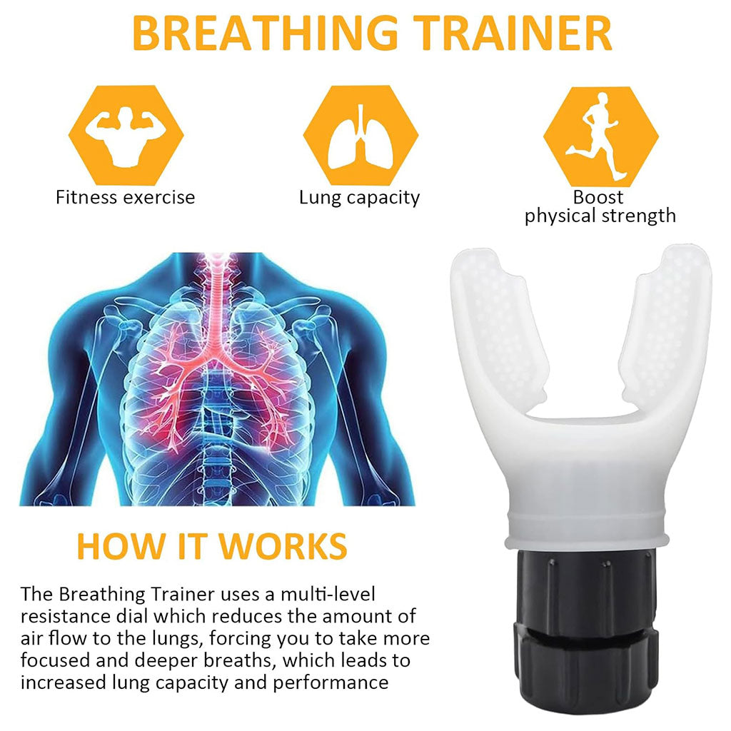 Appareil d’entraînement respiratoire pour poumons – أداة التدريب على تنفس لرياضيين