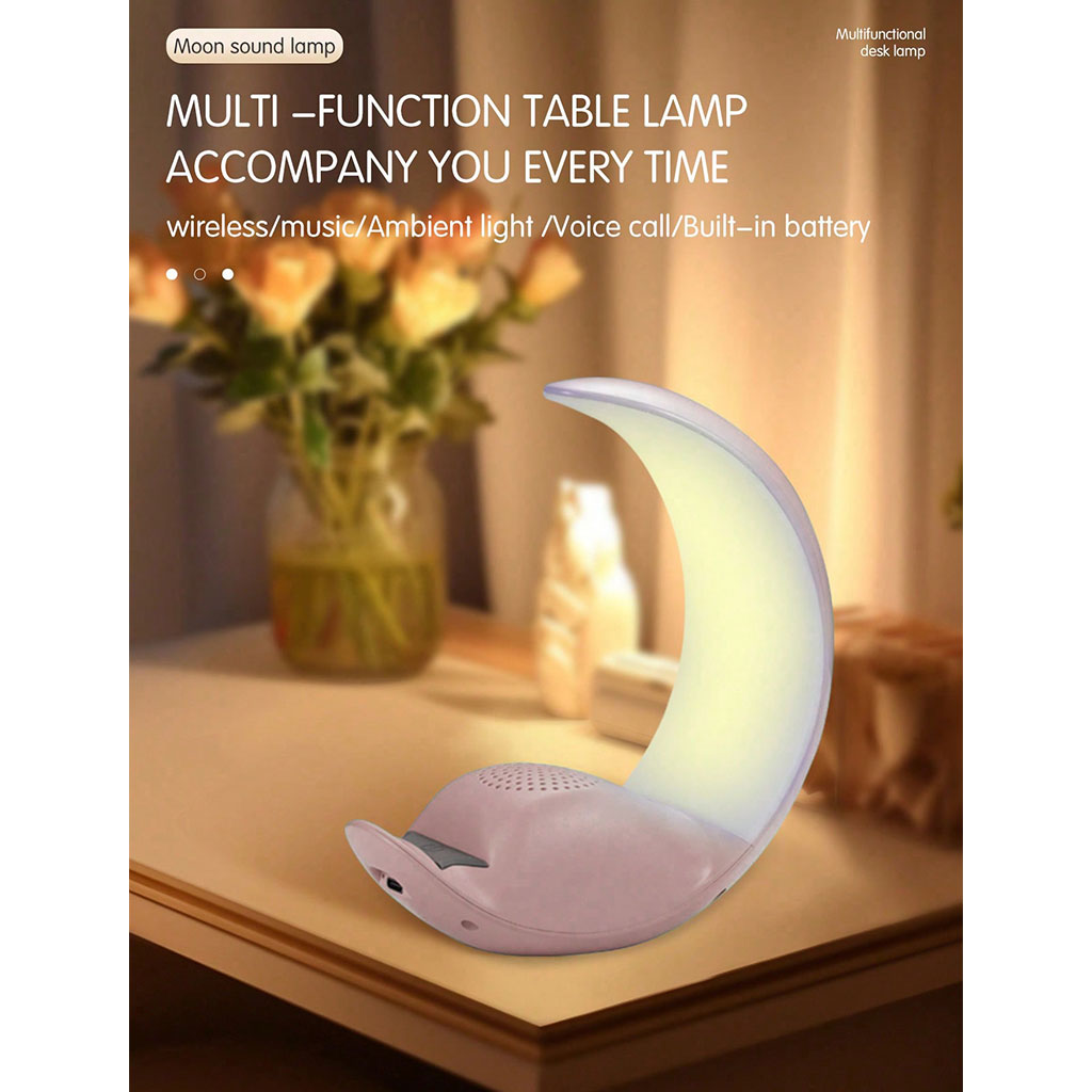 Haut-parleur tactile lampe lunaire ,moon touch speaker