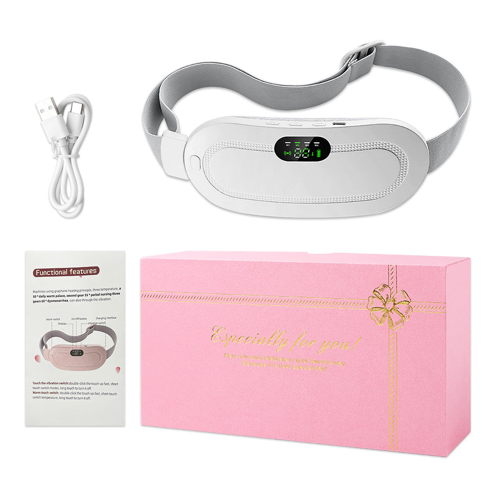 Coussin chauffant Portable menstruel pour soulagement de la douleur femme حزام هزاز ساخن لتسكين آلام الدورة الشهرية