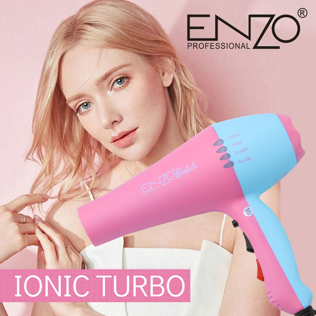 ENZO PROFESSIONAL Seche cheveux Ionic turbo 17000 RPM Edition Barbie