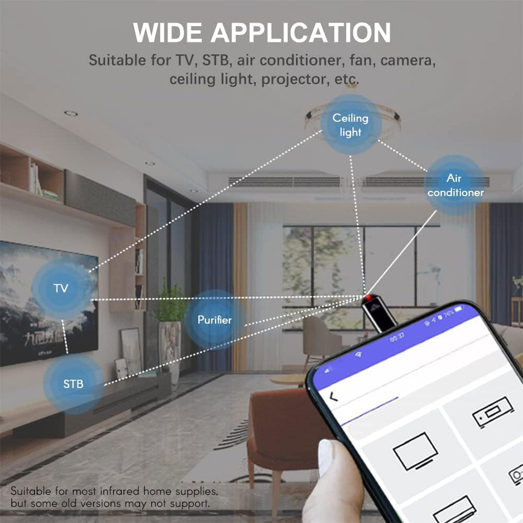 Mini Télécommande Smart infrarouge universel pour Smartphone – أداة للتحكم بالأجهزة الكهرومنزلية عن بعد