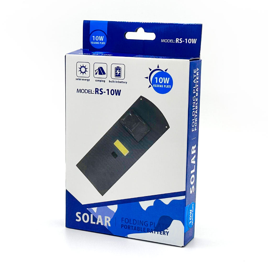 Panneau solaire USB pliable et portable capacité 3000mAh 10W – وحدة طاقة تشحن بالطاقة الشمسية