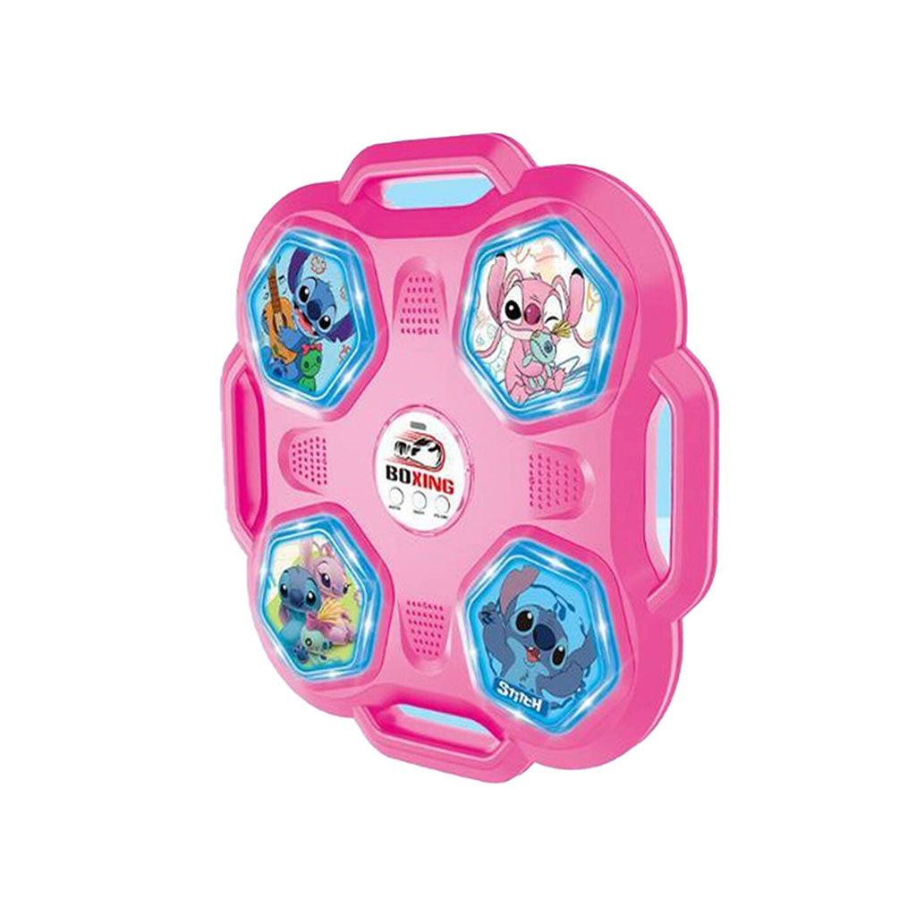 Machine de Boxe Stitch Musicale Rose – آلة الملاكمة الموسيقية للأطفال