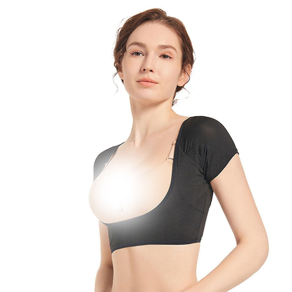 Coussinets de sudation en forme de t-shirt Réutilisables et lavables Pour les aisselles