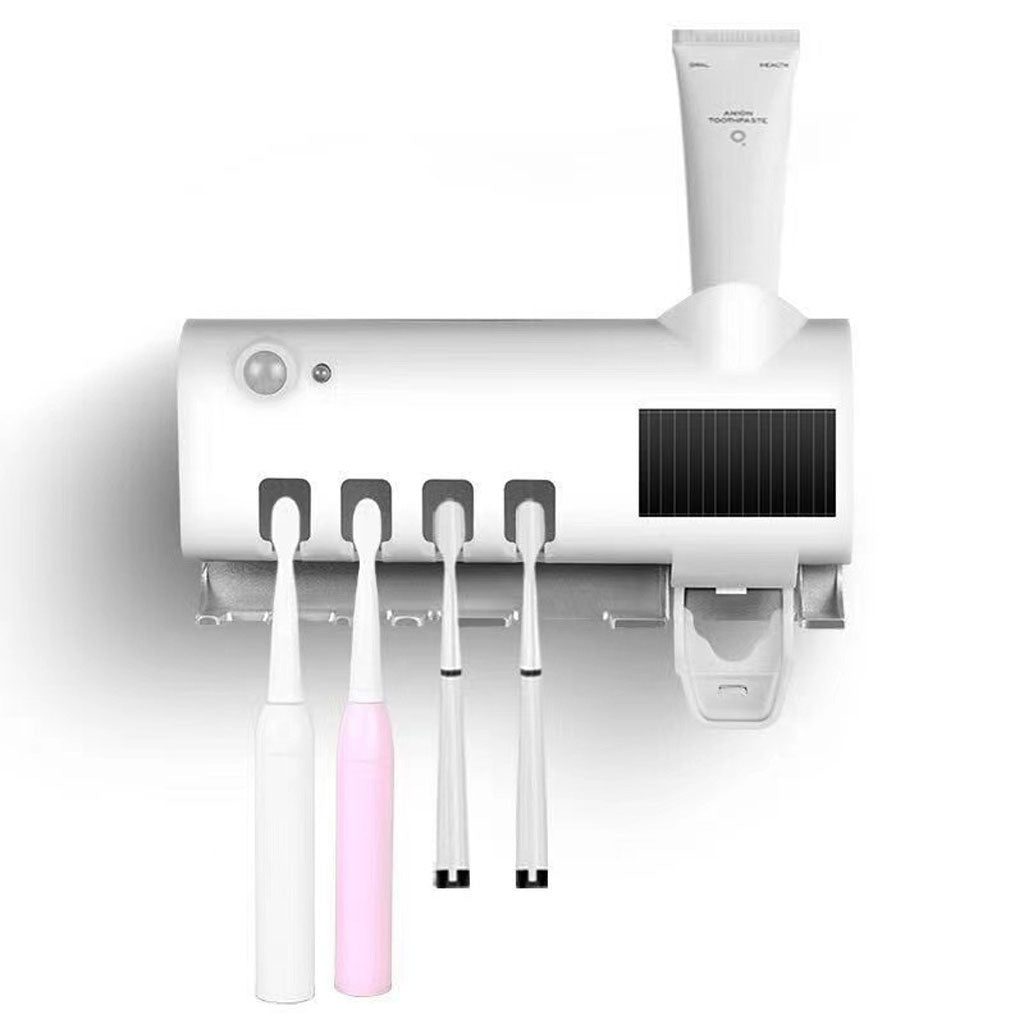 Support de Brosse à Dents UV avec Distributeur Dentifrice